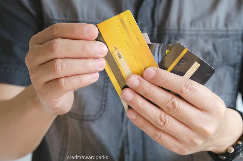 handful of creditcards